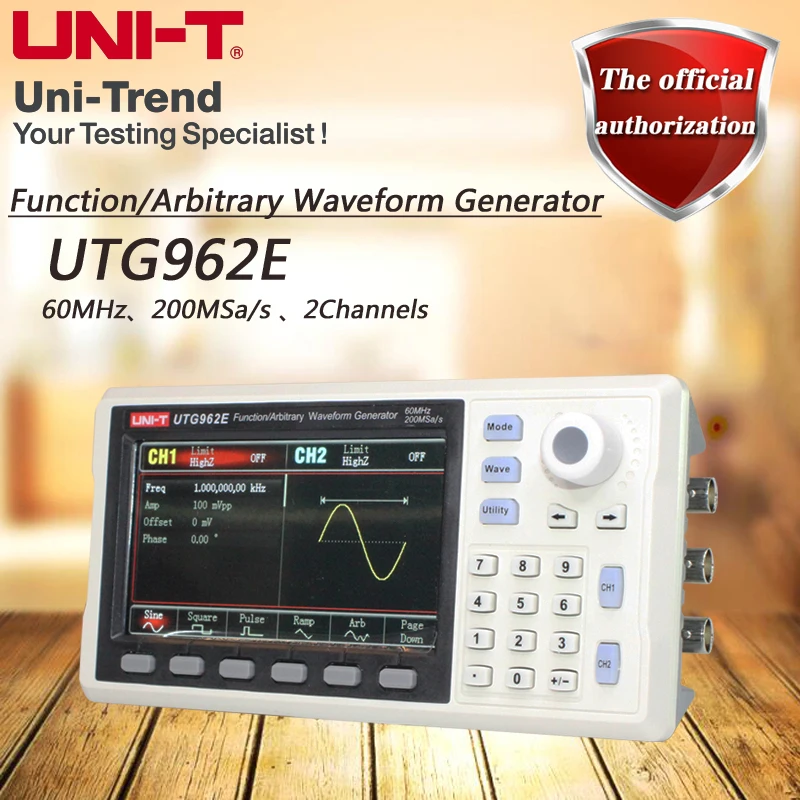 UNI-T UTG932E UTG962E функция/произвольный генератор сигналов лаборатория/DIY Мини