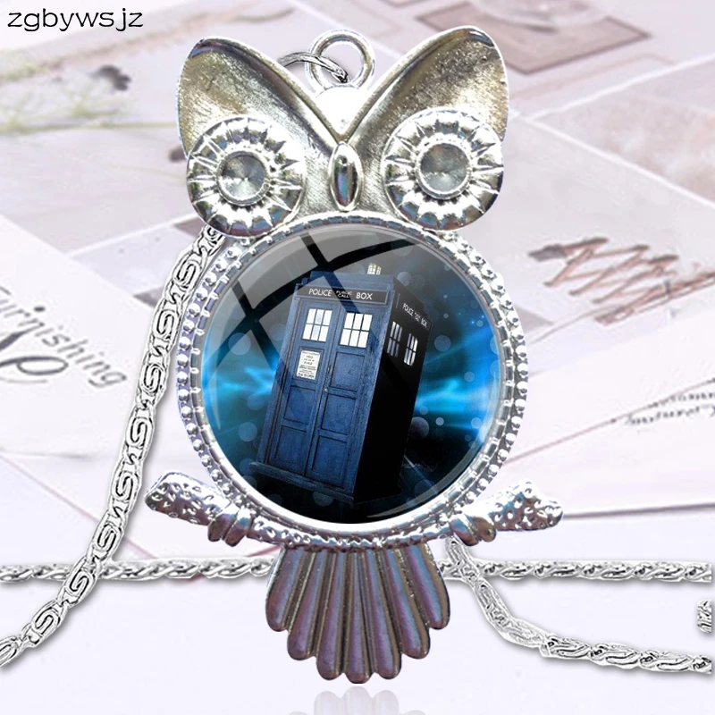 Doctor Who Tardis для женщин кулон из стекла детей ожерелье с подвеской в виде Галактики