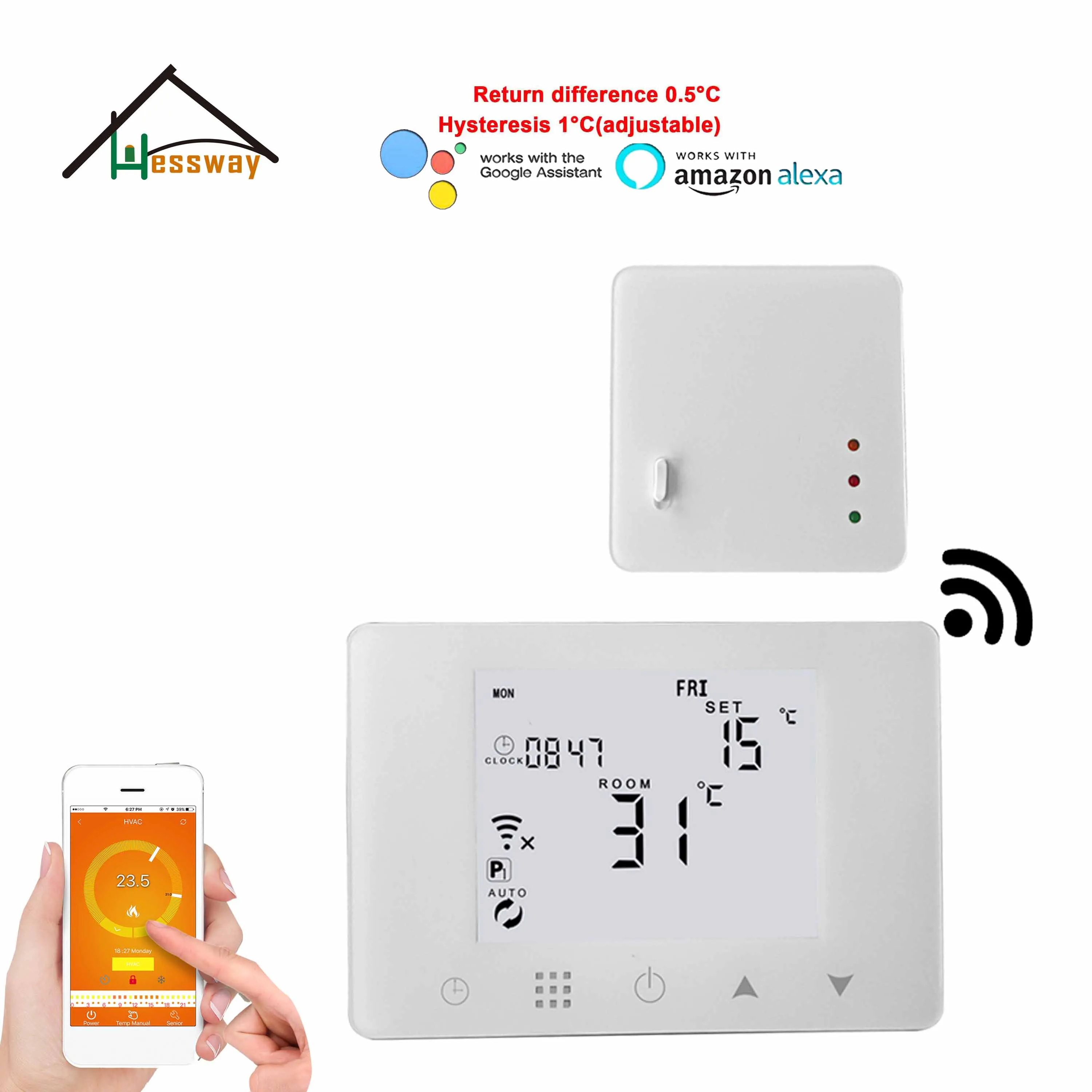 NC/без водяной клапан электрический привод приложение WI FI & RF Беспроводной