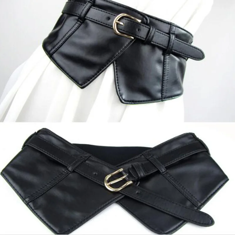Elastic Pin Buckle Waist Elastic Stretch Versatile Black Sweater Lace Belt Accessories