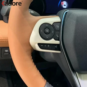 

For Toyota Avalon 2019 2020 Car Steering Wheel Decoration Cover Trim Frame Sticker accessories