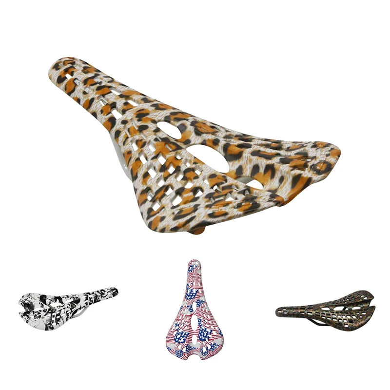 

Bike Saddle Comfy Ultralight Mountain/Road Bicycle Hollow Out Spider Seat Bicycle Accessories Not Spring