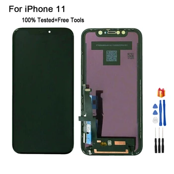 For iPhone 11 Screen LCD Display Touch Screen Digitizer Assembly For iPhone11 OLED OEM LCD Display With 3D Touch screen for iphone x oled 11 pro with 3d touch digitizer assembly lcd screen replacement display for iphonex 11 pro lcd with gift