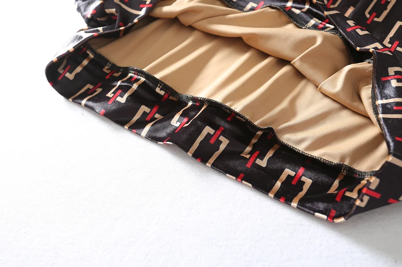 Осень новая высокая форма воротника печати без рукавов rag высокая эластичная Золотая Бархатная Корейская женская футболка Топ tide плюс размер L-3XL