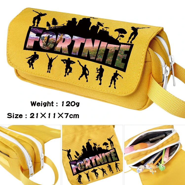 Fortnite estuche de lápices Fortress Night, estuche de gran con estampado de dibujos animados, artículos papelería impermeables, bolsa para bolígrafos|Bebé y Niños Bolsas| - AliExpress