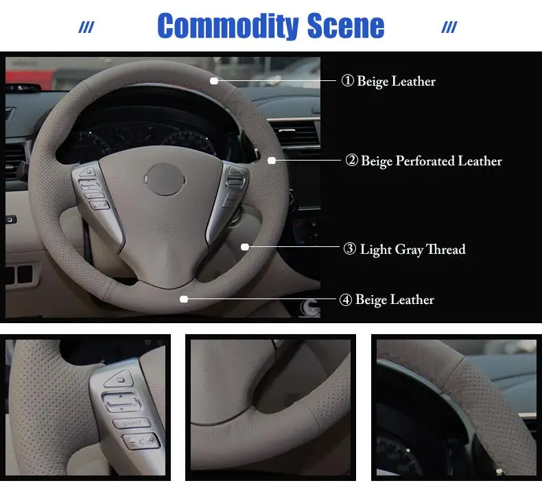 for Nissan Tiida steering wheel covers