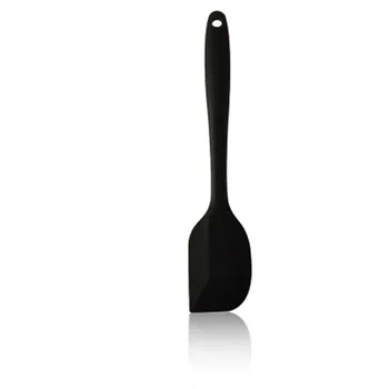 

10 Inch Black Baking Spatula for Cake Mixing Butter Batter Scraper Baking Pastry Silicone Cake Spatula Kitchen Cooking Utensils