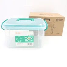 В японском стиле многослойная многокомпонентная Бытовая большая медицинская коробка для лекарств детская семейная коробочка для медицинских целей Storag