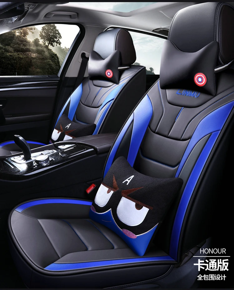 Чехлы для автокресел из искусственной кожи с полным покрытием для Mitsubishi outlander sport outlander pajero sport