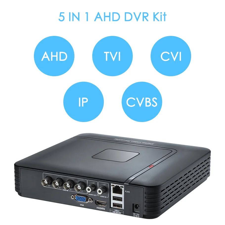 FUERS 4CH 8CH 5в1 AHD DVR система видеонаблюдения 4.0MP 1520 P Водонепроницаемая камера видео система скрытого наблюдения HDMI с 1 ТБ 2 ТБ HDD DIY Набор