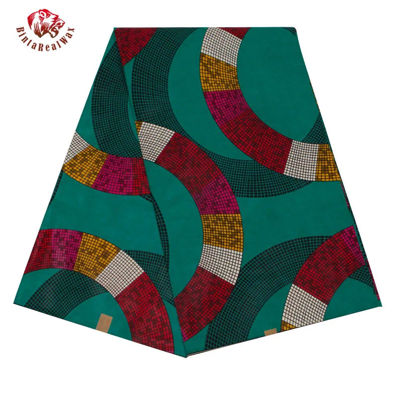 Модная Высококачественная новинка, бинтареалвосковая хлопковая ткань, африканская ткань, батик, ткань для африканской одежды 24fs1243