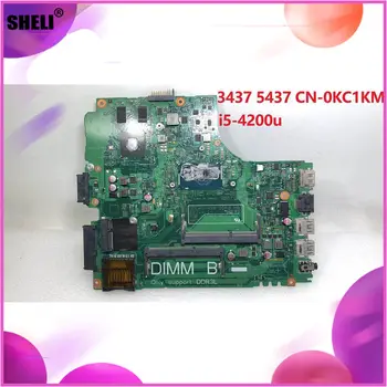 

Laptop motherboard For Dell Inspiron 14R 5437 3437 Core I5 4200U CN-0KC1KM 0KC1KM Mainboard notebook pc main board i5-4200u cpu