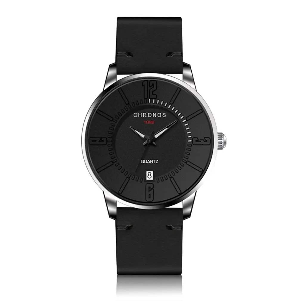

CHRONOS 3ATM Waterproof Quartz Movement Unisex Wrist Watches Casual Watch Calendar Pointers Wrist Watches Sports Wrist Clock
