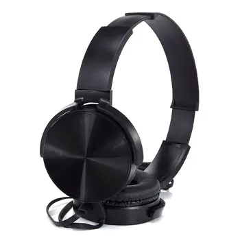 

1pcs XB450 Subwoofer Head-mounted Wire-controlled Big Headphones For Mobile Phone Headband Wearing Belt Wheat Newest Arrival