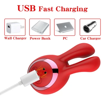 Mini Sucking Rabbit Vibrator 2 in 1 Vibration & Suction Clit Nipples Stimulator Sex Toys for Women Clitoral Massage Erotic Goods 3