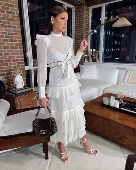 

2020 New arrive women high quality with belt dress