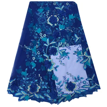 

Hot Selling 3D Embroidery Tulle African Dry voile Lace Fabric Nigerian Lace Fabric High Quality Swiss Voile In Switzerland