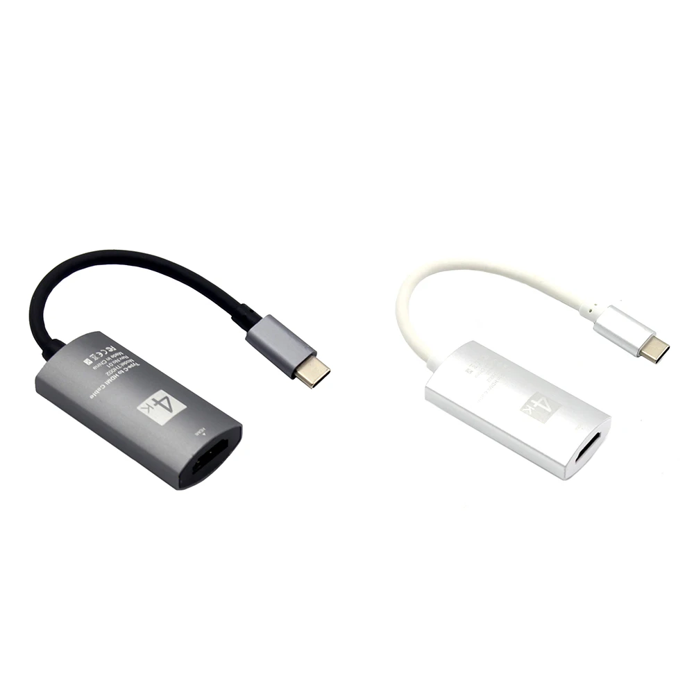 4K type C к ТВ HDMI кабель видеоадаптера преобразователь ТВЧ-сигналов для samsung Galaxy S10+ S9 S8 Plus Note 8 9 для Macbook PC для проектора