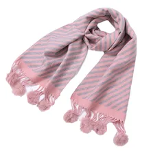 Новинка года; сезон осень-зима; шарфы с кисточками для девочек; детский длинный шарф; Повседневный воротник с воротником; теплая шаль для мальчиков и девочек; детский волшебный шейный платок