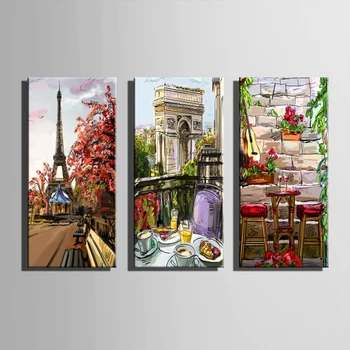 

3 Piece landscape diy diamond painting Cross Stitch 5d full square/round tower diamond embroidery needlework home decor