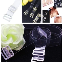 1 пара прозрачные бретельки на поясе женские прозрачные регулируемые эластичные плечевые крючки невидимые интимные Аксессуары Горячие Slae