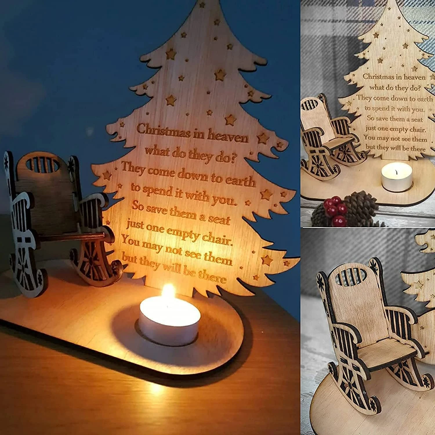 Memories Of Christmas 2022 New Year 2022 Christmas Remembrance Candle Ornament To Remember Loved Ones  Merry Christmas In Heaven Memory Tealight Holders|Pendant & Drop Ornaments|  - Aliexpress