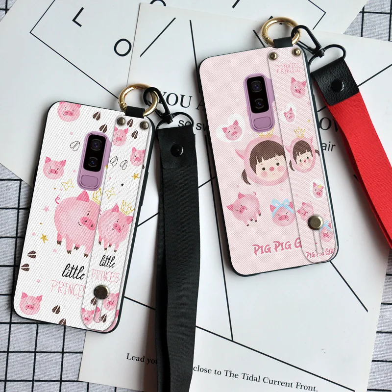 

Neck Wrist Strap Case For Samsung Galaxy S6 S7 Edge S8 S9 S10 Plus Back Cover For Samsung S10 5G S10E TPU Holder Case Lanyard