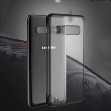 Безрамное Прозрачный матовый чехол для samsung Galaxy S10 S9 S8 плюс S7 Edge Note 9 10 Pro A70 A50 A30 A7 жесткий поликарбонатный чехол-крышка