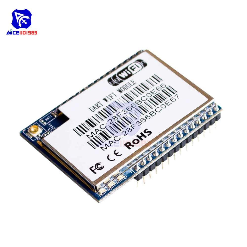 DIY внешний вид последовательный модуль WiFi коммутатор Ethernet плата Wi-Fi для Arduino |