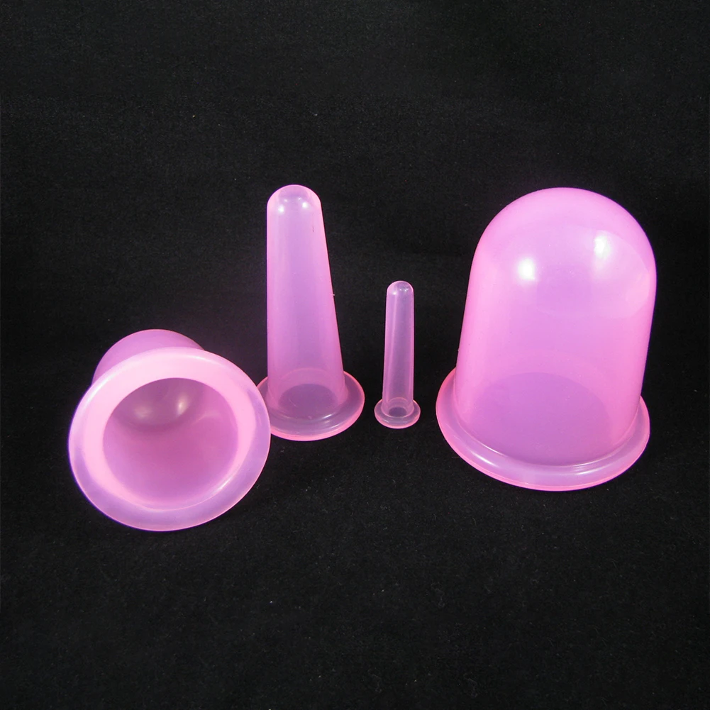 Copos da Massagem do Vácuo Manual de Rolo de Alívio da Dor Silicone Anti Celulite Copo Ventosas Cupping Terapia Kit Corporal 6 Pçs - Set 12 Beleza e saúde