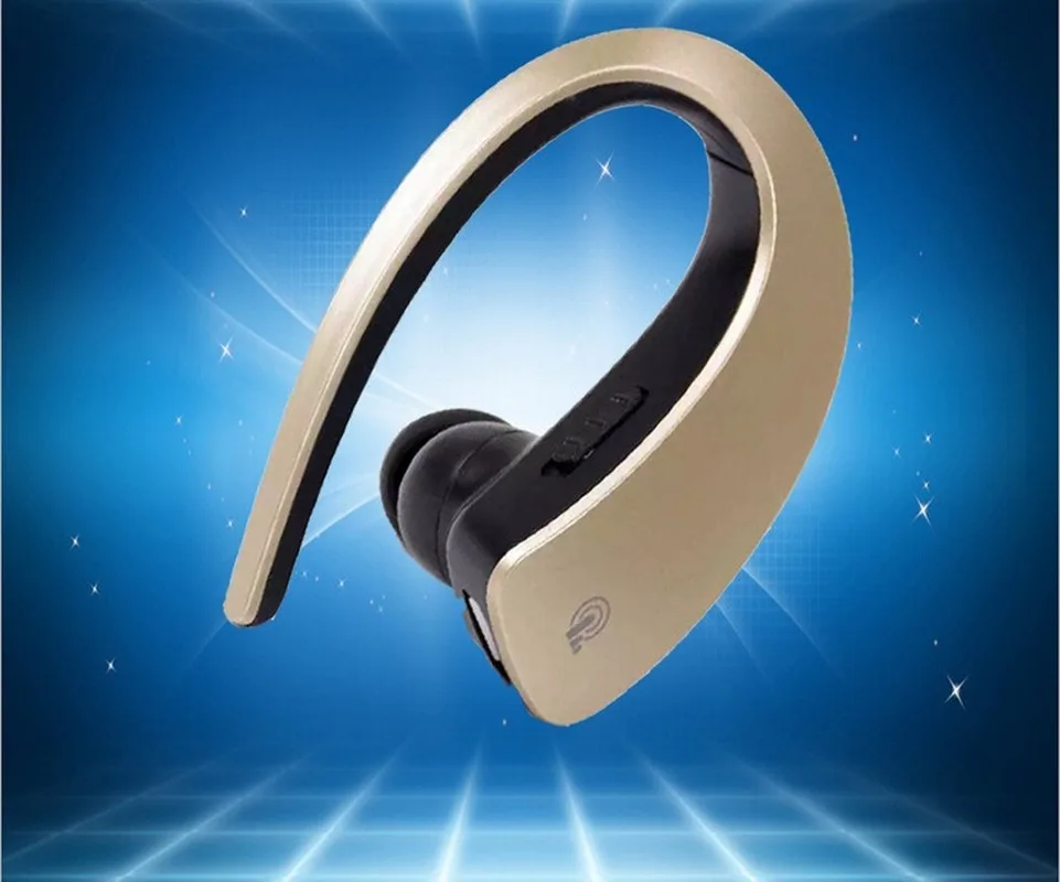 Free shipping Bluetooth earphone Hanging ear Sports sound Mini wireless Universal Multifunction Touch button Silicone earmuffs