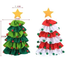 Рождественские украшения Рождественская елка липкий шарик для волос пять звезд винная бутылка набор год украшения Счастливого Рождества# B