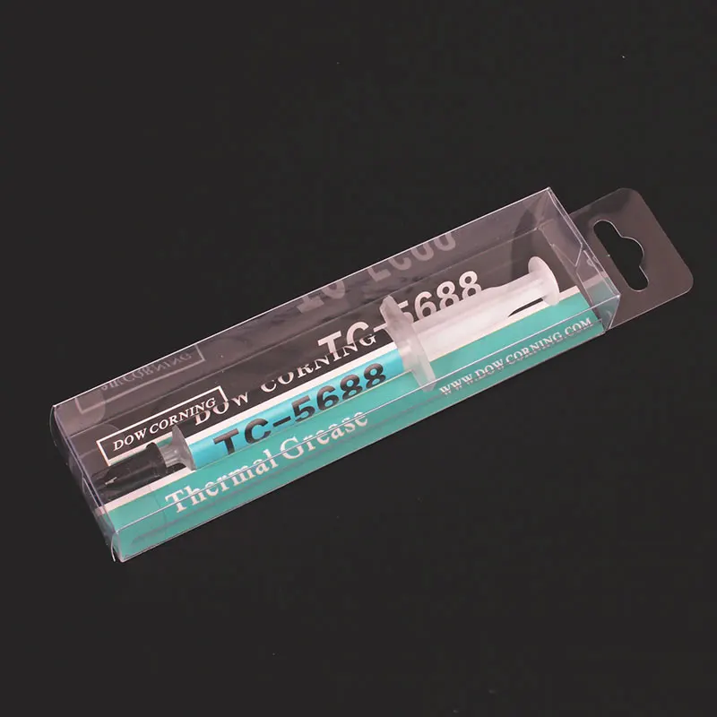

Dow Corning TC-5688 8.0W/mK Thermal Grease Thermally Conductive Compound For Graphics Card Cpu GPU Grease 3g