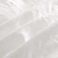 Soft Pure Linen Bedding Set, Farmhouse Bed Linen Set, Flat Sheet, Fitted Sheet and Pillowcase, Queen and King 5