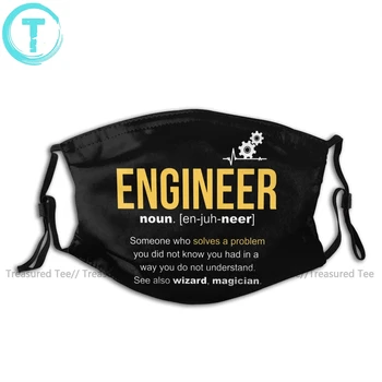

Engineer Mouth Face Mask Engineer Definition Funny Facial Mask Funny Fashion with 2 Filters for Adult