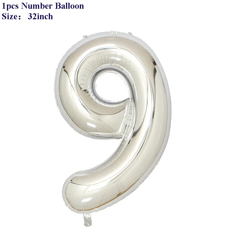 26 шт. 30 ''количество 18 воздушные шары из серебряной фольги металлический надувной шар Корона 18-летие День Рождения украшения поставки - Цвет: As Picture