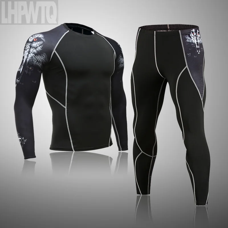 Sous-vêtements thermiques de Ski pour hommes, ensemble de Compression, collants thermiques, Leggings d'hiver, combinaison de basket-ball, séchage rapide