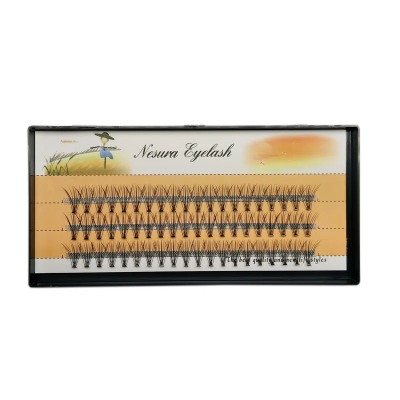 10 pc Individual Eyelashes Beams Mink False Eyelashes Cluster 3d Lashes Extension Grafting Fake Eyelashes Bunches 2