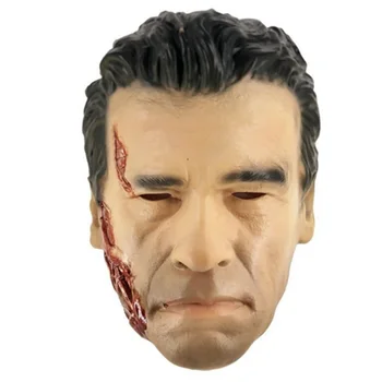 

Halloween Party Costum Mask Realsitic Arnold Schwarzenegger Latex Rbot Terminator Adult Mask