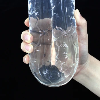 Silicone Big Anal Dildo Double Long Penis Butt Plug Lesbian Sex Toys for Women Huge Cock Vaginal Anal Plug Fake Realistic Dildos 4