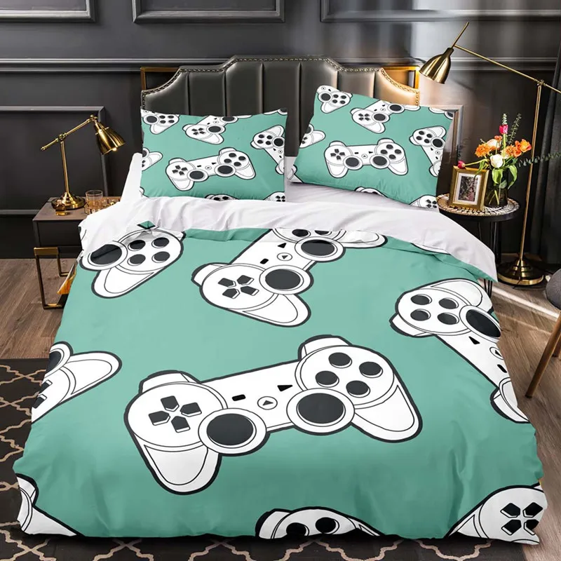 Gamepad Quilt Cover 3 piece 3D Digital Printed Bedding Set  Comforter Bedding Sets