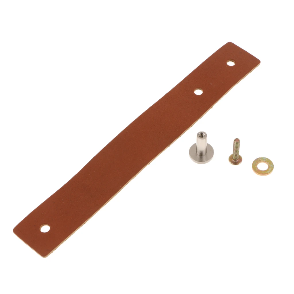 12pcs Cabinet Leather Dresser Drawer Door Handle Kitchen Furniture Decor