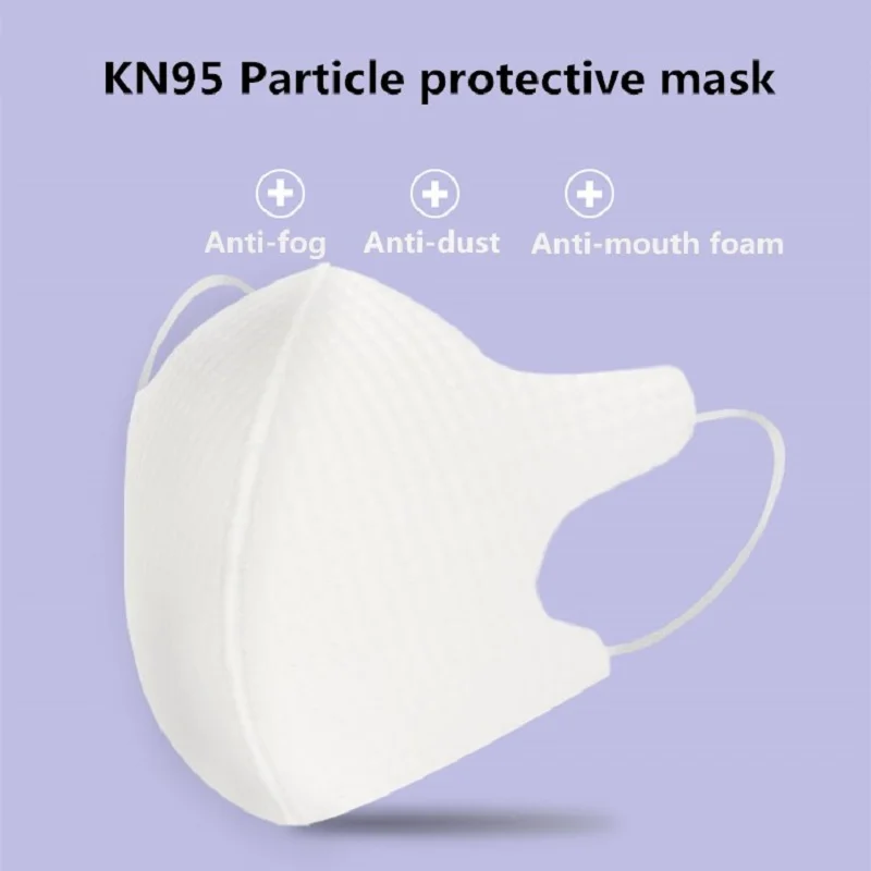 

KN95 Adult Vertical Folding Nonwoven Dust Mask PM 2.5 For KN95 KF94 FFP2 Respirator Mouth Mask With Gauze Haza Mask