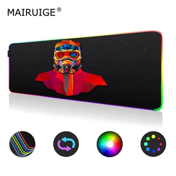 

RGB Large Mouse Pad LED XXL Glow Color Light Gaming MousePad Desk Mat with Backlight 90x40cm Keyboard Pad Mouse Pad Star War