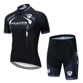 

KUOTA Pro 2019 Men's Cycling Jersey Summer Short Sleeve Set Maillot Bib Shorts Bicycle Clothes Sportswear Clothes Suit