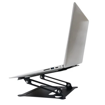 

Laptop Foldable Stand Aluminum Alloy Hollow Adjustable Desktop Tablet Holder Desk Table Mobile Phone Stand Home Office
