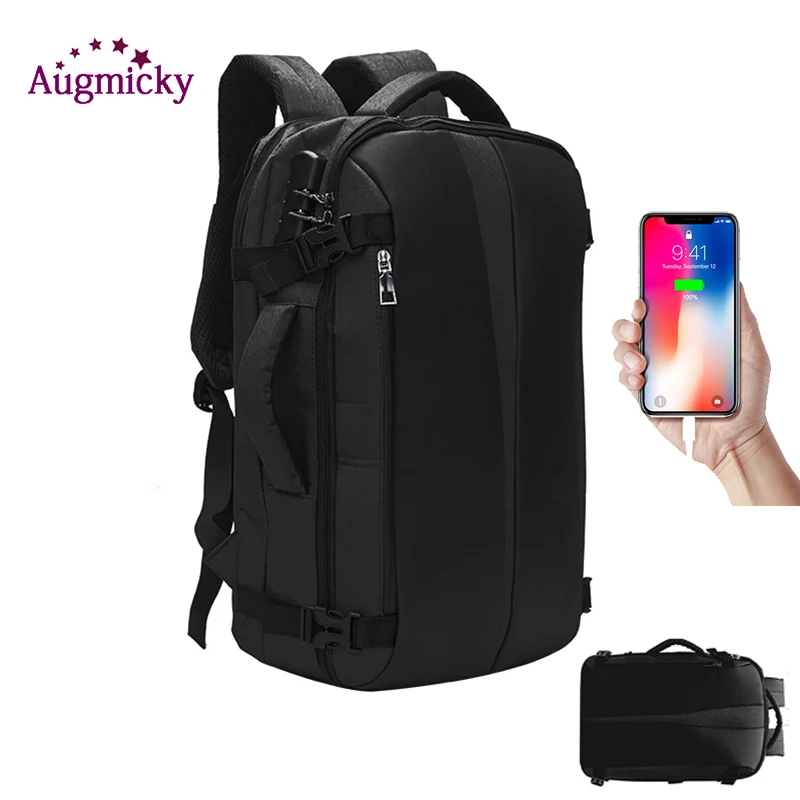 Usb зарядка бизнес ноутбук рюкзак 15,6 17,3 дюймов Путешествия противоугонные рюкзаки школьные сумки повседневные женские Mochila мужской рюкзак