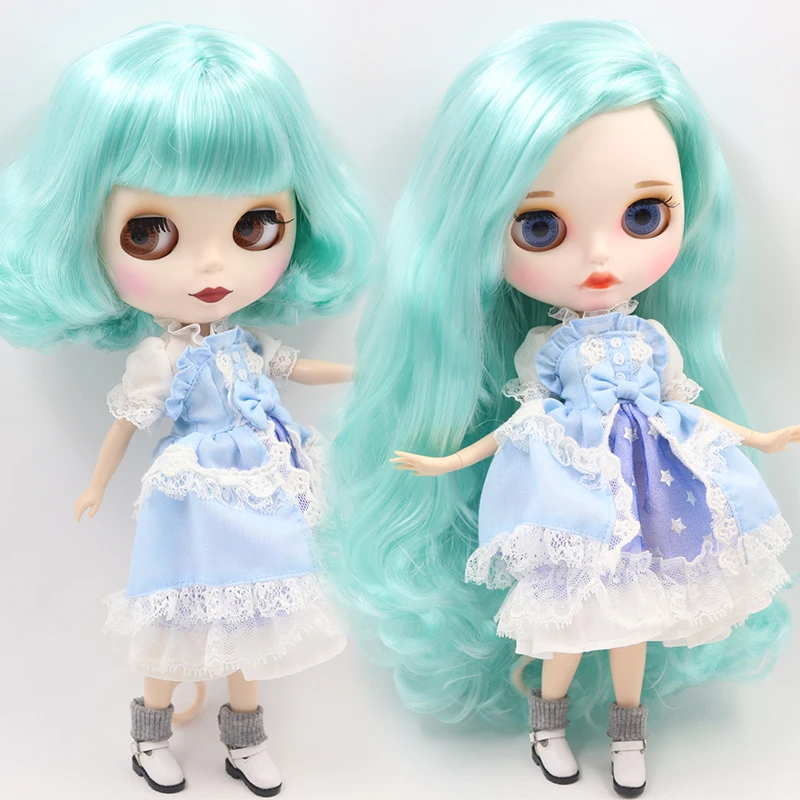 

ICY Nude Factory Blyth Doll Series No. BL136/4268 cyan hair white skin 1/6 Joint body Neo 1/6 BJD,licca,jerryberry