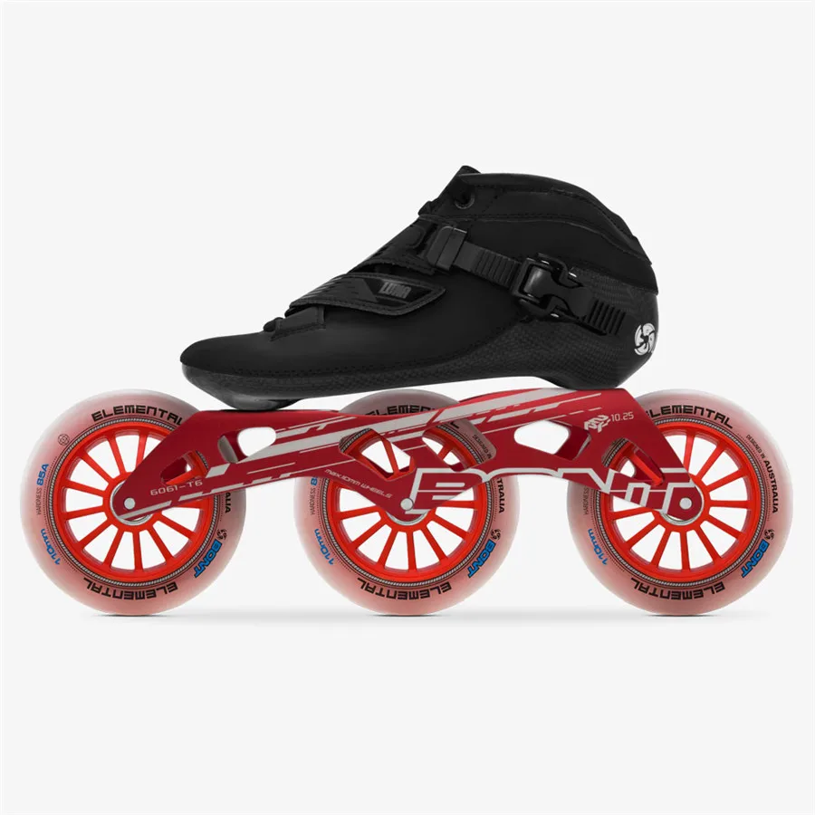 2019 оригинальные роликовые коньки Bont Luna Speed Heatmoldable CarbonFiber Boot 3*90/100/110 мм 6061 стихийные