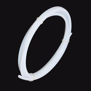 

White PTFE Feed Tube Hose Line 2 Meters Durable For 3D Printer 1.75mm Filament